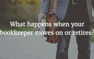 What happens when your bookkeeper moves on or retires?