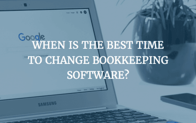 When is the right time to change bookkeeping software?