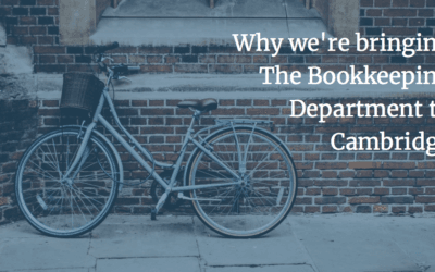 Why We’re Bringing The Bookkeeping Department to Cambridge