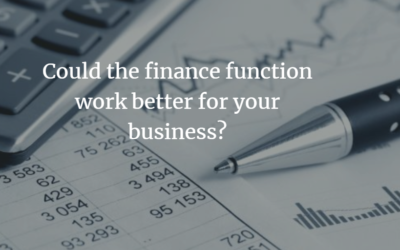 Could the finance function work better for your business?  5 key areas to consider when reviewing your finance function